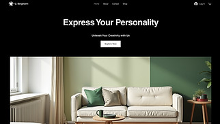 eCommerce website templates - Online Wallpaper Store (Bold)