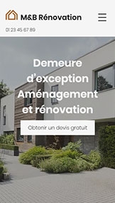 Templates de site web pour Entreprises de services - Société de rénovation de maisons