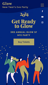 Mẫu trang web Ngày lễ và Lễ kỷ niệm – Thiệp mời dự tiệc ngày lễ