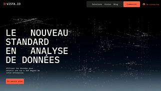 Templates de sites web Entreprises de services - Entreprise technologique (Sombre)
