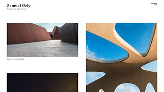 Templates de sites web Architecture - Photographe Portraits