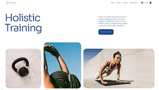 Sports & Fitness website templates - Physical Fitness Trainer (Fresh)