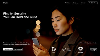 Most Popular website templates - Cyber Security Company (Dark)