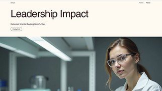 Resumes & CVs website templates - CV Academic (Traditional)