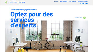 Templates de sites web Tous - Entreprise de nettoyage