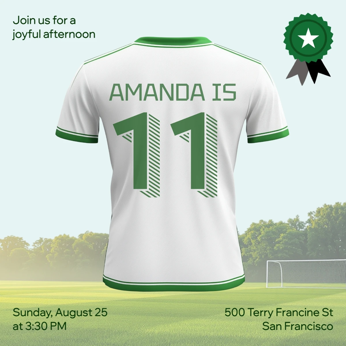 Playful Collage Birthday Invitation