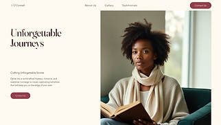 Creative Arts website templates - Author (Elegant)