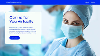 Health & Wellness website templates - Doctor (Tech)
