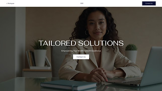 Business website templates - Boutique Recruitment Agency (Elegant)