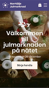 Webshop website templates – Julmarknad online