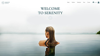 Wellness Website-Vorlagen - Spa