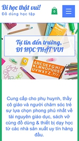 Mẫu trang web Trẻ nhỏ và Trẻ sơ sinh – CH văn phòng phẩm