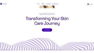 Makeup & Cosmetics website templates - Dermatologist (Modern)