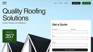 All website templates - Roofing Services