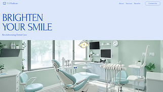  website templates - Dental Practice (Blue)
