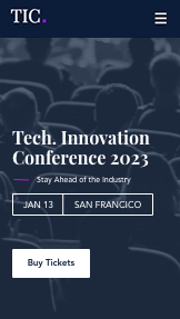 Mẫu trang web Hội nghị và Gặp mặt – Hội nghị về công nghệ