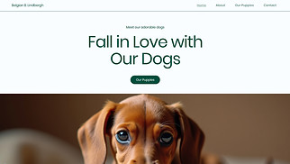  website templates - Dog Breeder (Modern)