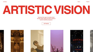 Performing Arts website templates - Performing Arts Portfolio (Energetic)