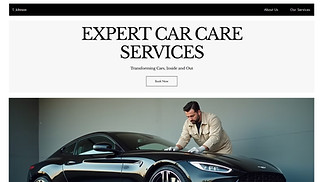 Industrial website templates - Car Detailing Company (Sleek)