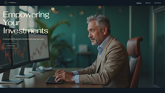  website templates - Stock Broker (Trustworthy)