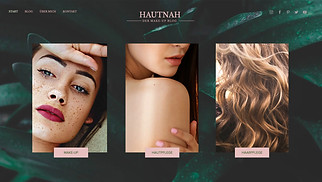 Make-up & Kosmetik Website-Vorlagen - Blog für Beauty