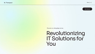 Business website templates - IT Startup (Sleek)
