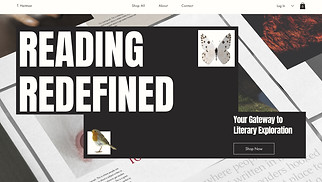 Books & Publishers website templates - eBook Online Store (Clean)