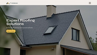  website templates - Roofing Contracting Firm (Professional)
