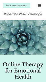 Mẫu trang web Sức khỏe – Nhà tâm lý học