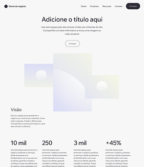 Wireframe de landing page