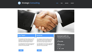 Advertising & Marketing website templates - Business Consulting Company