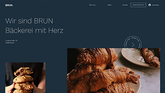 Café & Bäckerei Website-Vorlagen - Bäckerei