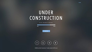 One Page website templates - Coming Soon Landing Page