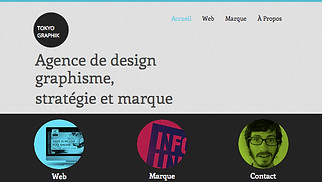 Templates de sites web Design graphique - Studio de designer