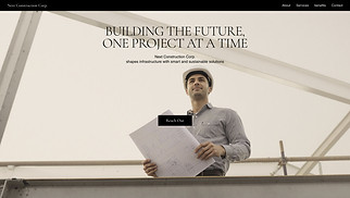 Industrial website templates - Construction Company (Clean)