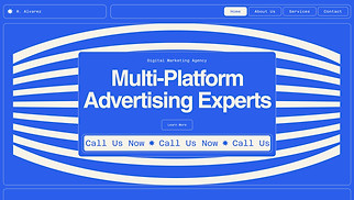  website templates - Digital Marketing Agency (Vibrant)