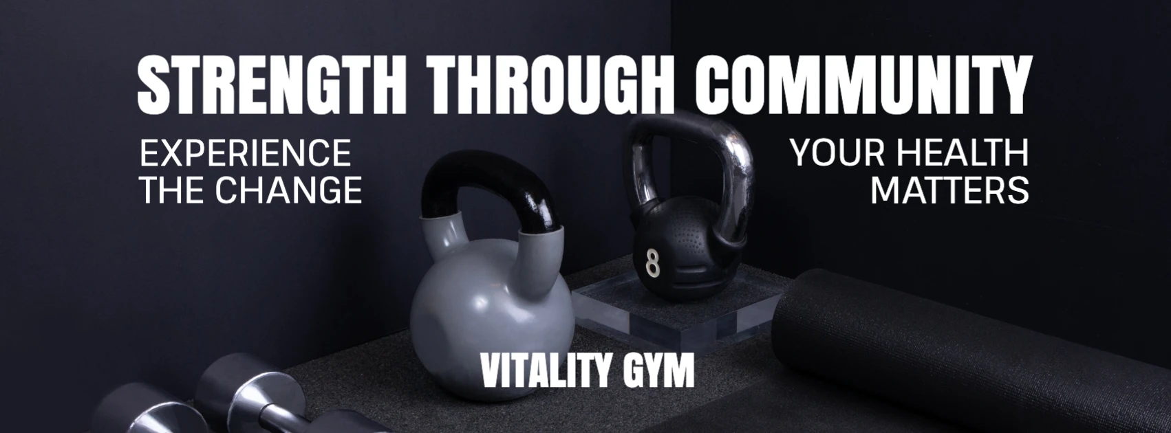 Elegant Clean Health & Fitness Facebook Cover