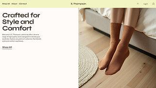 Fashion & Clothing website templates - Socks Store (Energetic)