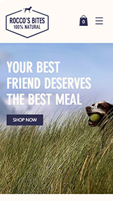 Mẫu trang web Thú cưng và Động vật – Cửa hàng thức ăn cho thú cưng