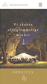 Virksomheder hjemmesideskabeloner – Eventkoordinator