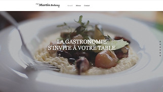Templates de sites web Gastronomie et traiteurs - Chef