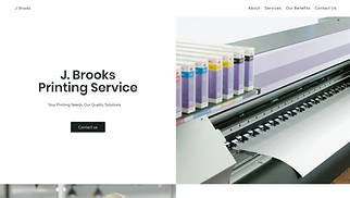  website templates - Printing Service (Classic)