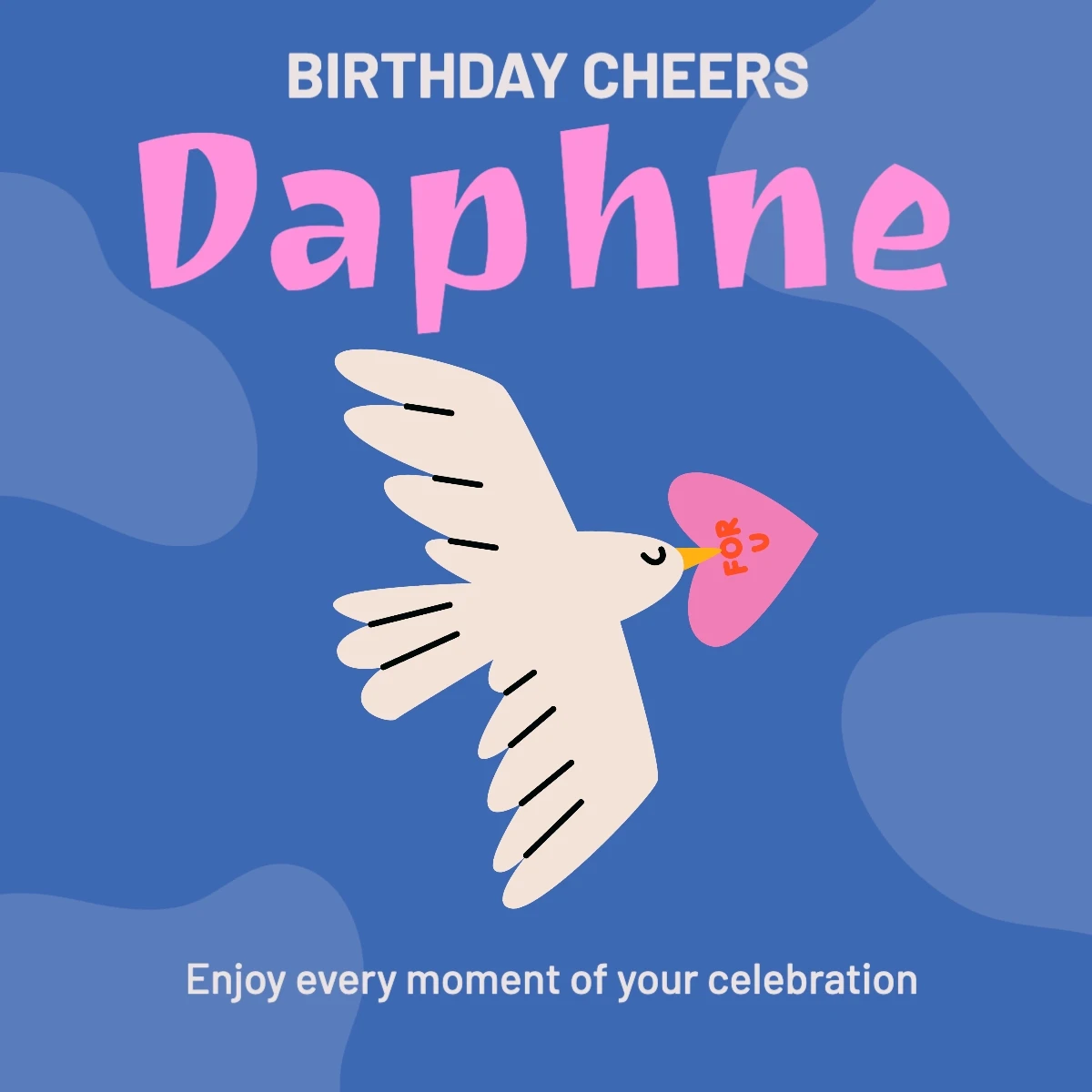 Cute Illustrative Birthday Greeting Card