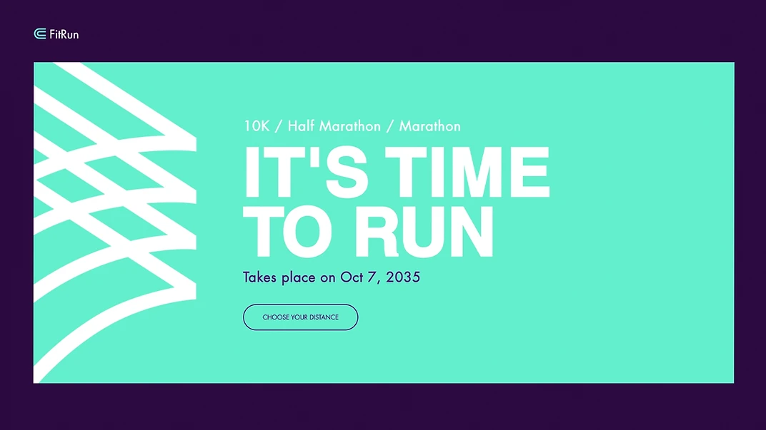 Sports Event Landing Page