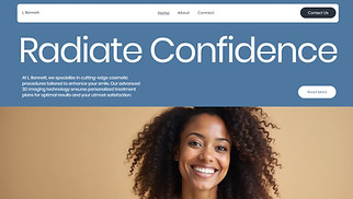  website templates - Cosmetic Dentist (Modern)