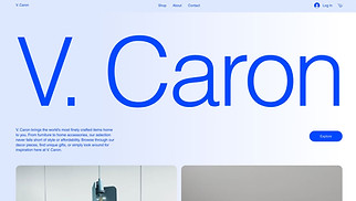 Home & Decor website templates - Online Lighting Store (Bright)
