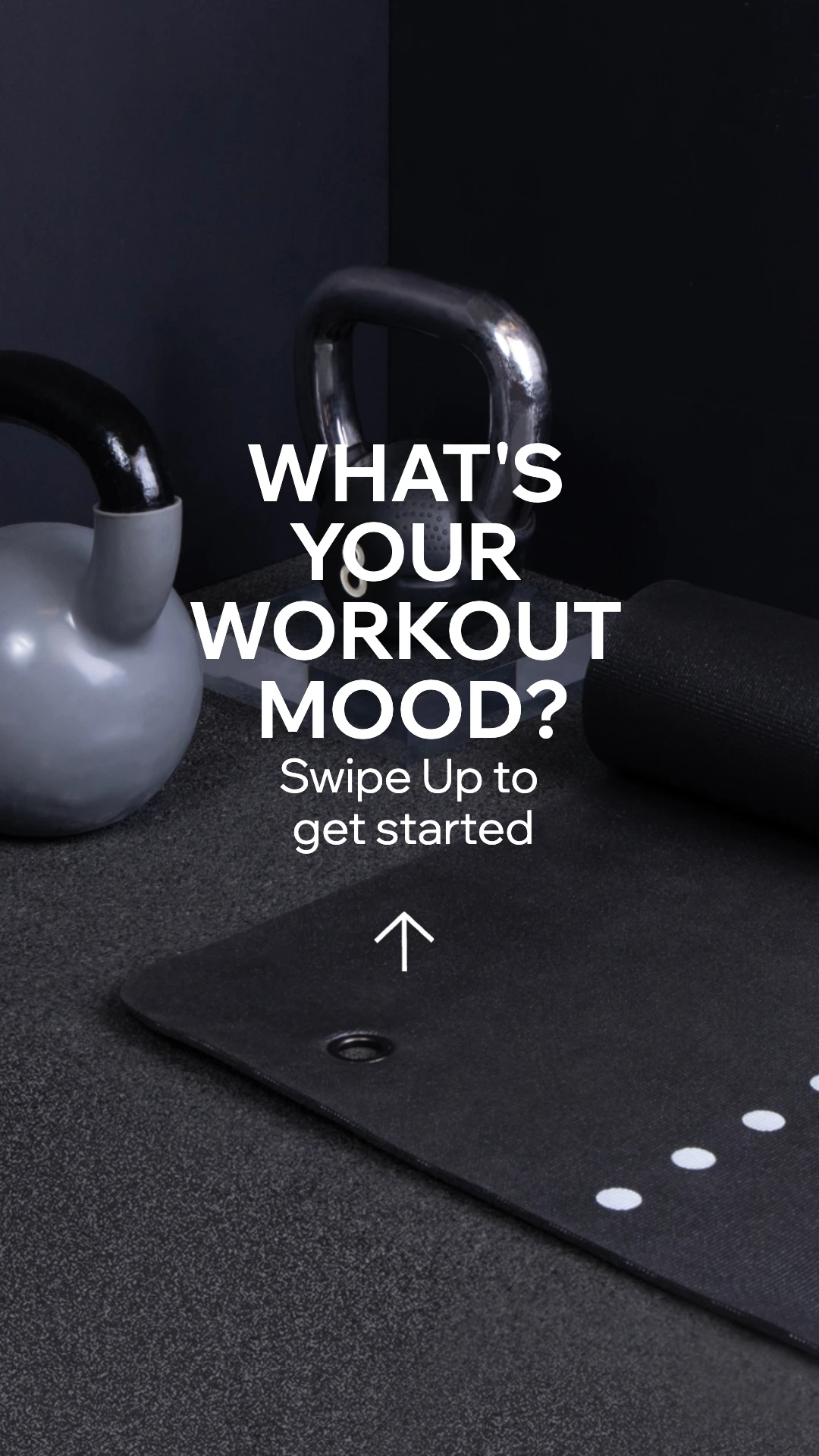 Bold Sleek Dark Health & Fitness Instagram Story