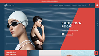 eCommerce website templates - Badkledingwinkel