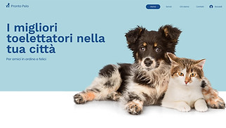 Template Animali domestici per siti web - Pet sitter