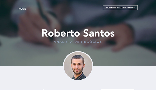 Templates de Currículo - Currículo de Negócios